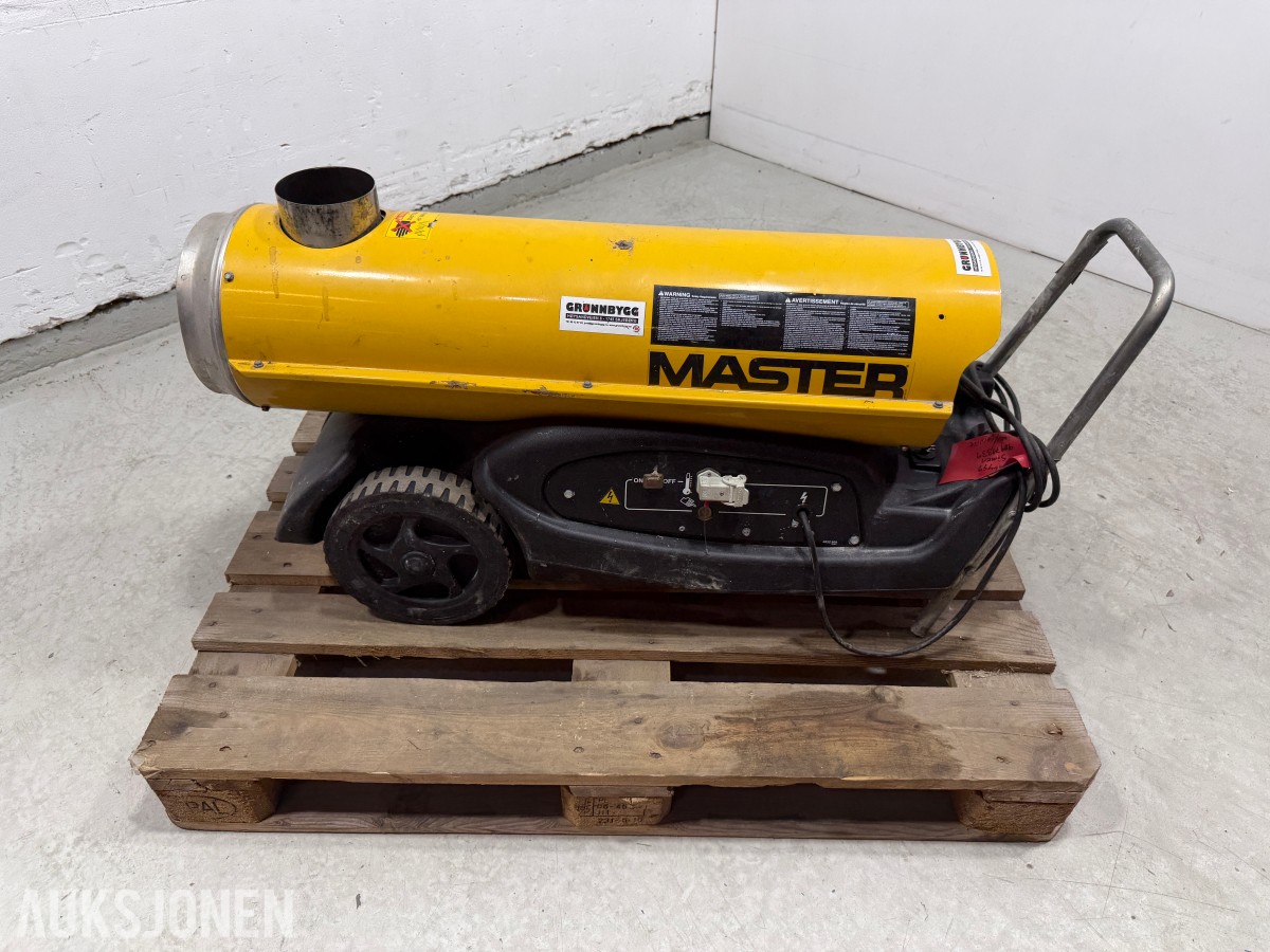 Master BG 33 G dieseldrevet varmekanon 80 000 BTU/h