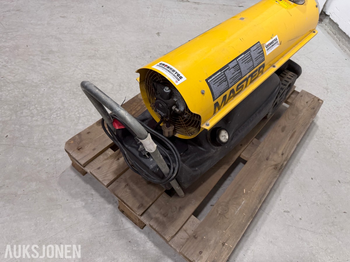 Master BG 33 G dieseldrevet varmekanon 80 000 BTU/h
