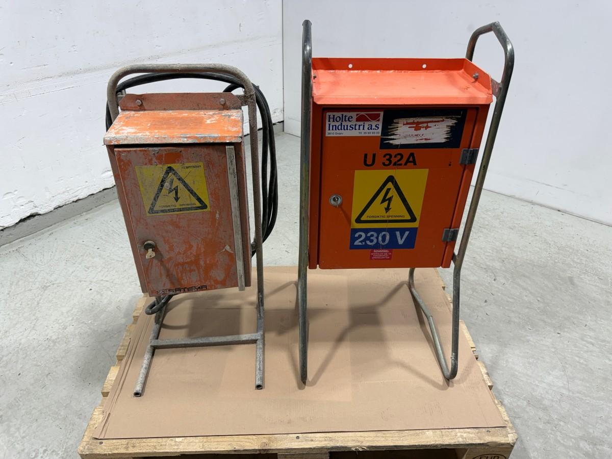 Byggestrømsentraler 32A 230V – Holte Industri og Safema