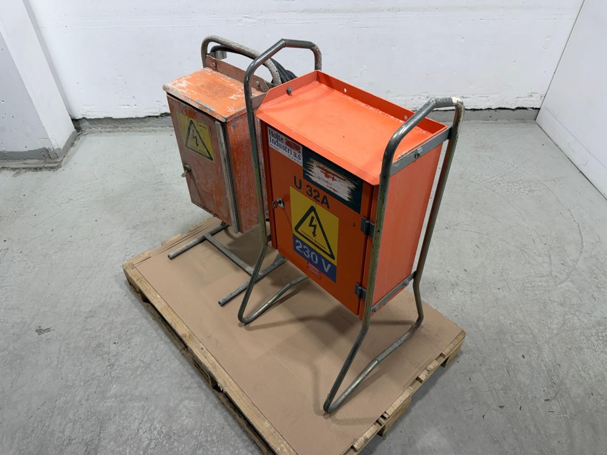 Byggestrømsentraler 32A 230V – Holte Industri og Safema