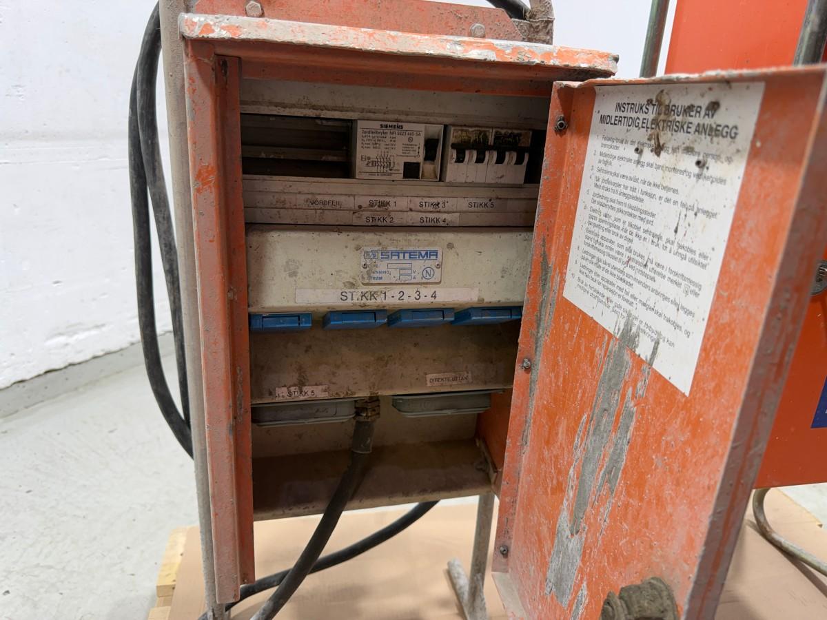 Byggestrømsentraler 32A 230V – Holte Industri og Safema