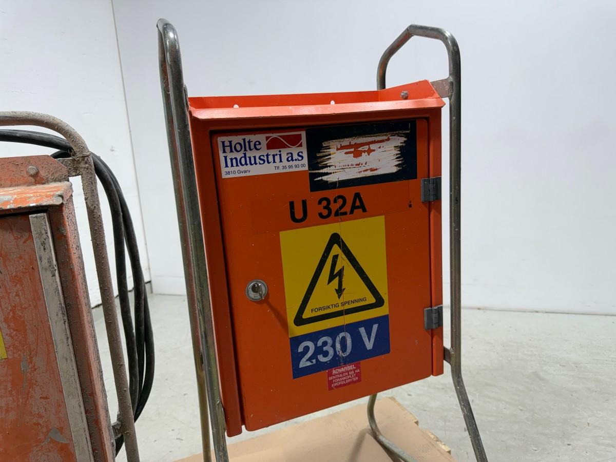 Byggestrømsentraler 32A 230V – Holte Industri og Safema