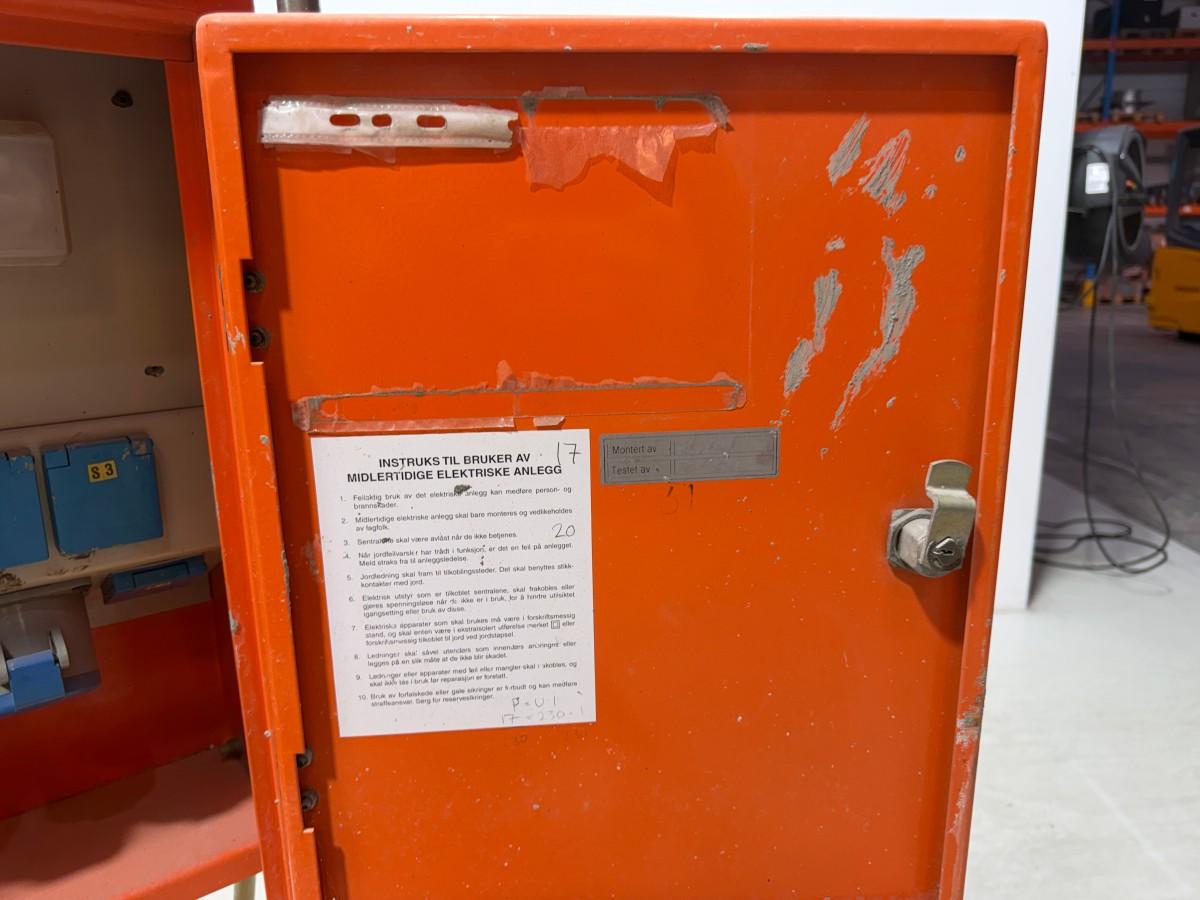 Byggestrømsentraler 32A 230V – Holte Industri og Safema