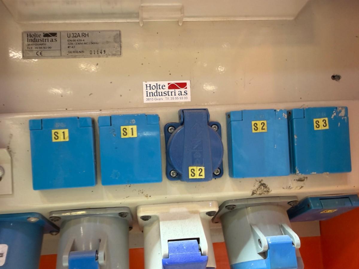 Byggestrømsentraler 32A 230V – Holte Industri og Safema