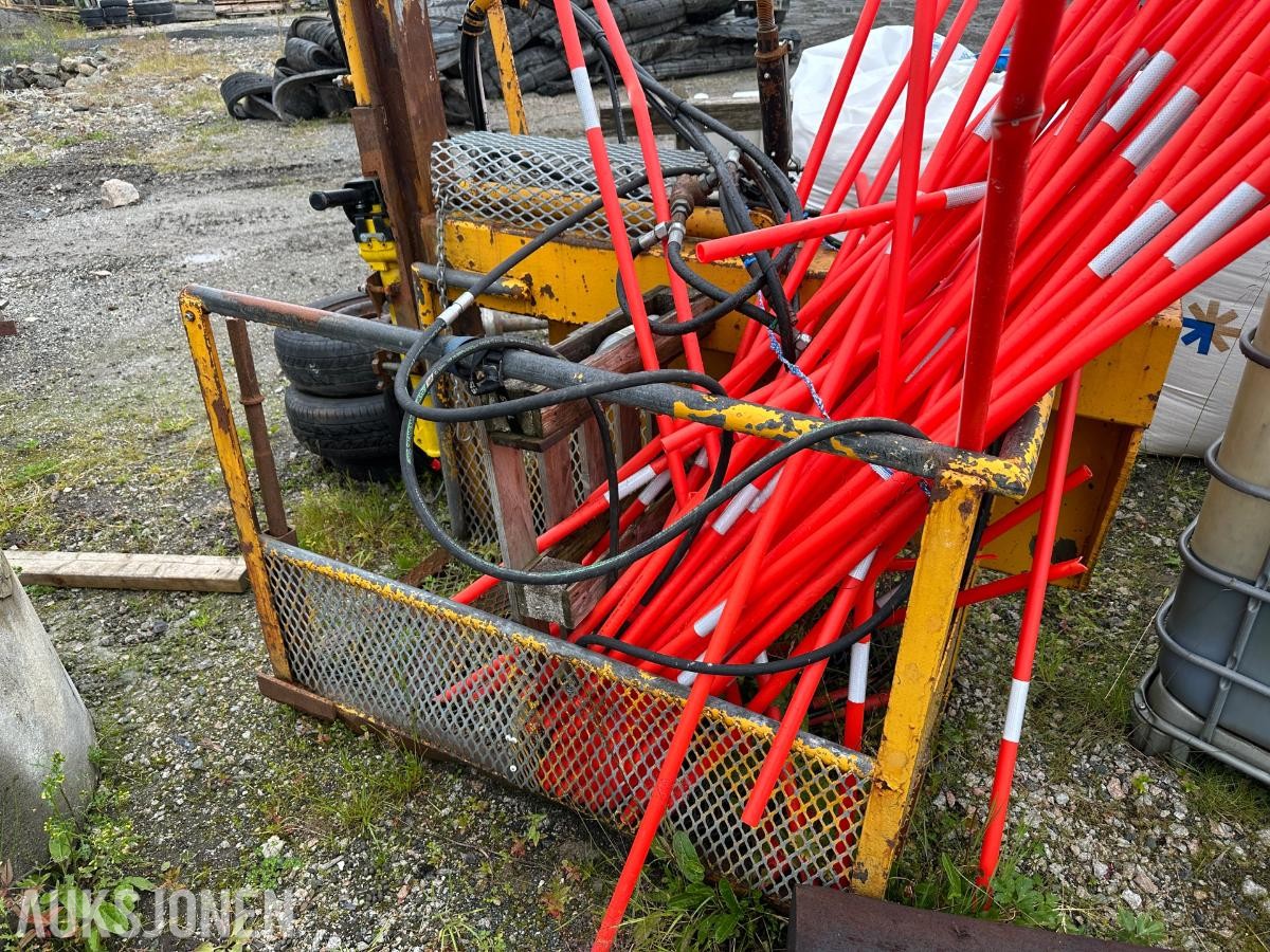 hydraulisk stolpe-/pålehammer (stikkesetter)