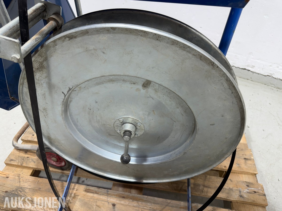 2 stk bandvogner / avrullervogner for stålbånd