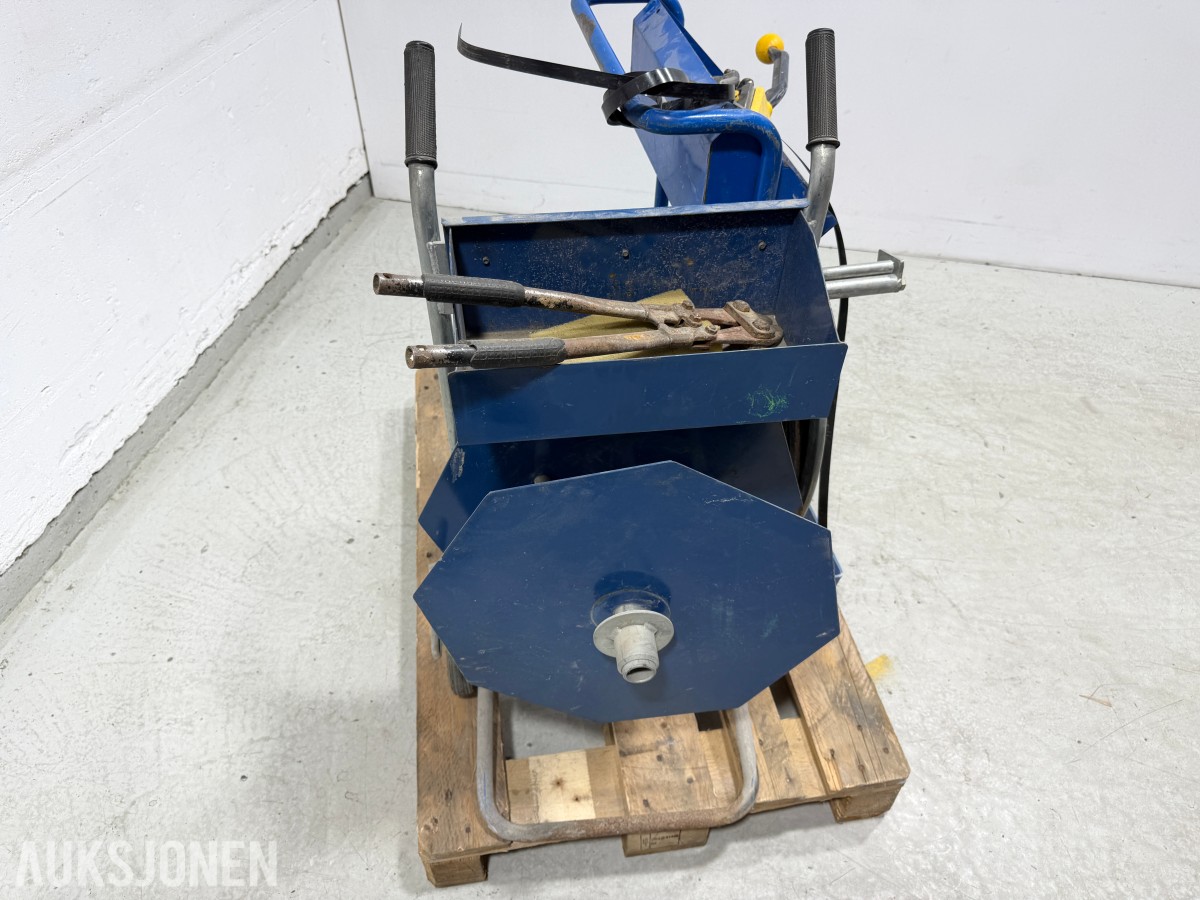 2 stk bandvogner / avrullervogner for stålbånd