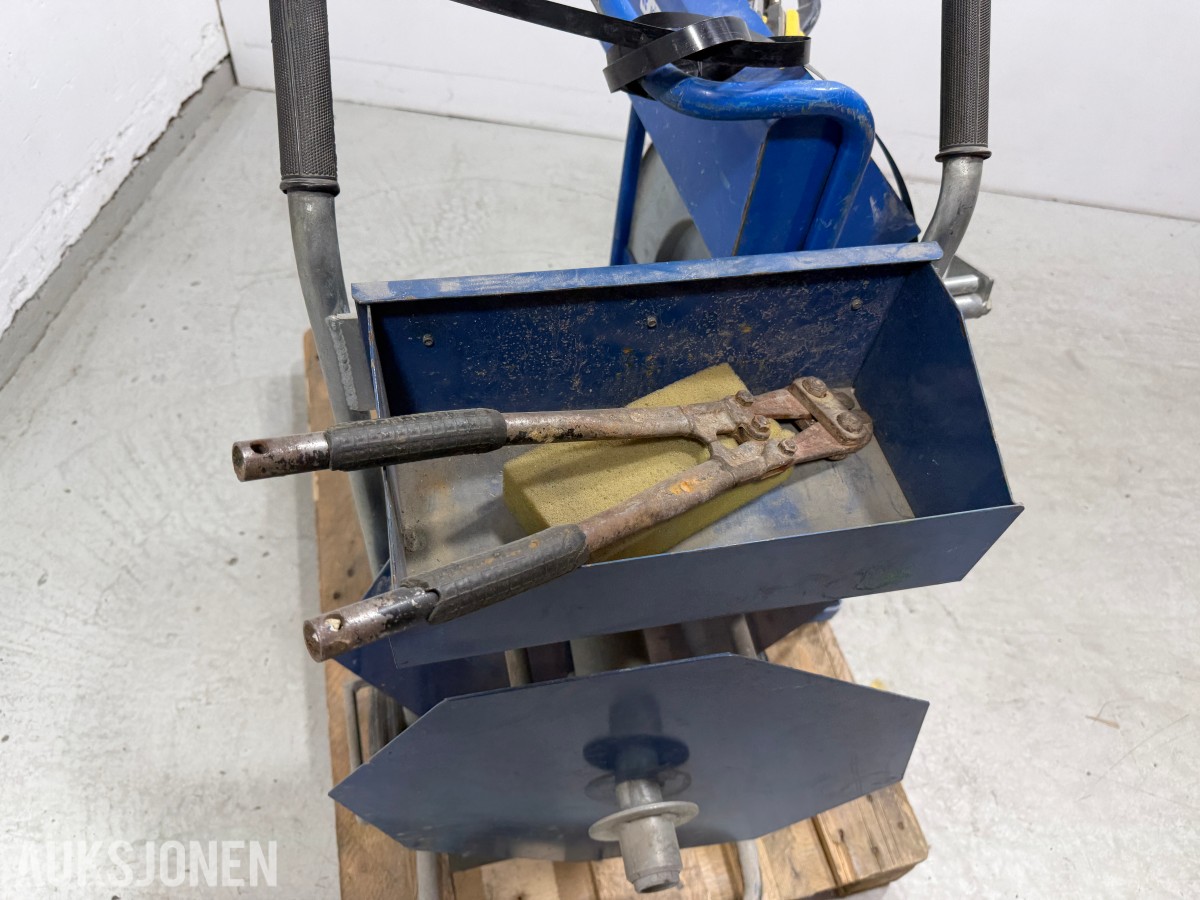 2 stk bandvogner / avrullervogner for stålbånd