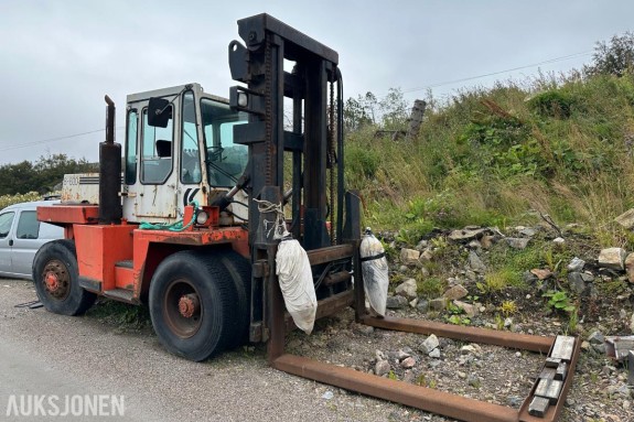 1982 Kalmar LMV 8-600 Gaffeltruck | 8 tonn | Lange gafler