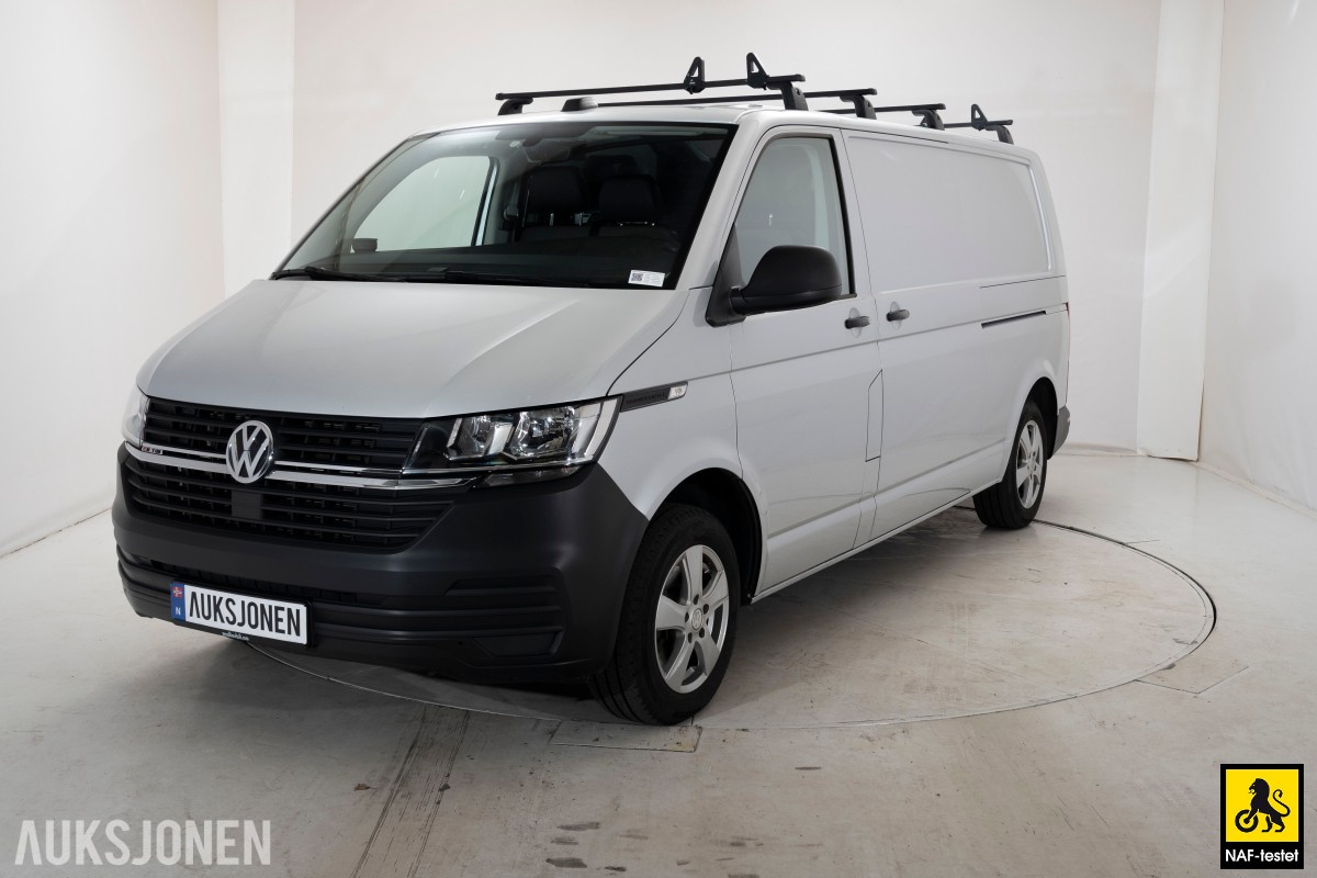 2020 VOLKSWAGEN TRANSPORTER 2,0 TDI 150HK LANG 4MOTION HENGERFESTE VARMER INNREDNING