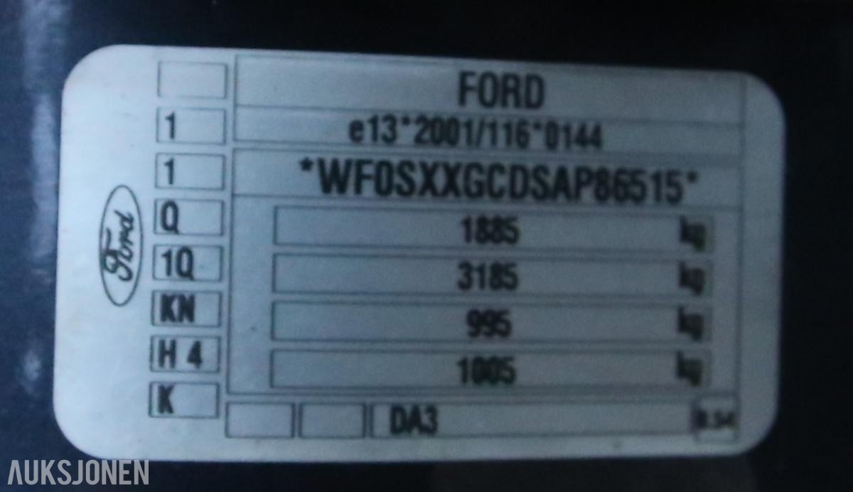 2010 Ford Focus 1.6 Bensin 109hk Cruisekontroll S+V dekk