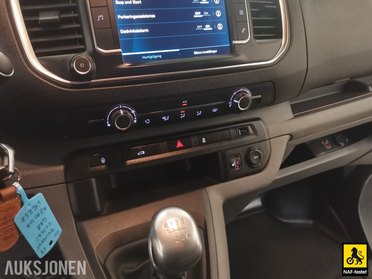 2019 Peugeot Expert 2,0 HDI 120HK L2 HENGERFESTE KAMERA SKYVEDØRER