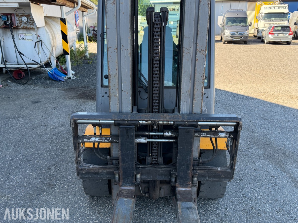 2017 Jungheinrich DFG 430s Dieseltruck med langgaffler