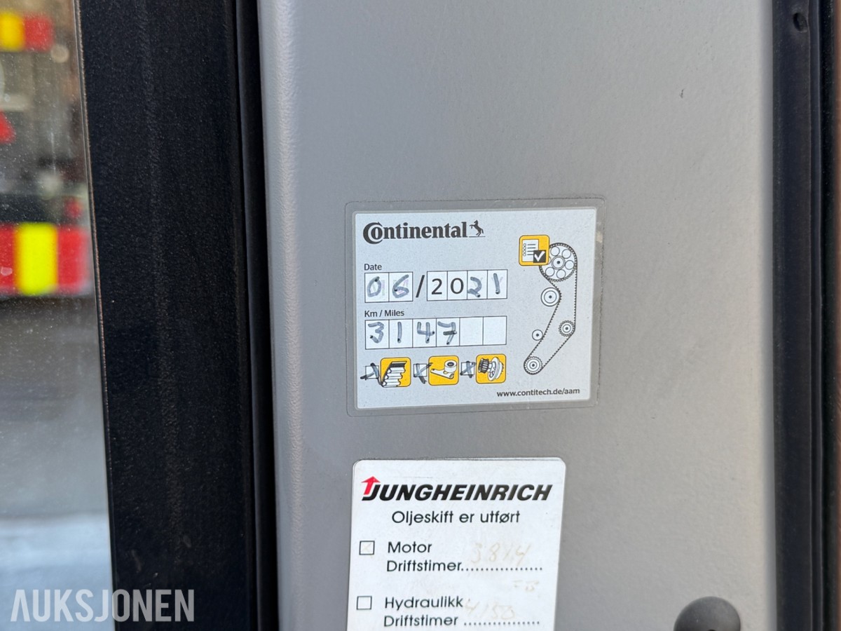 2017 Jungheinrich DFG 430s Dieseltruck med langgaffler