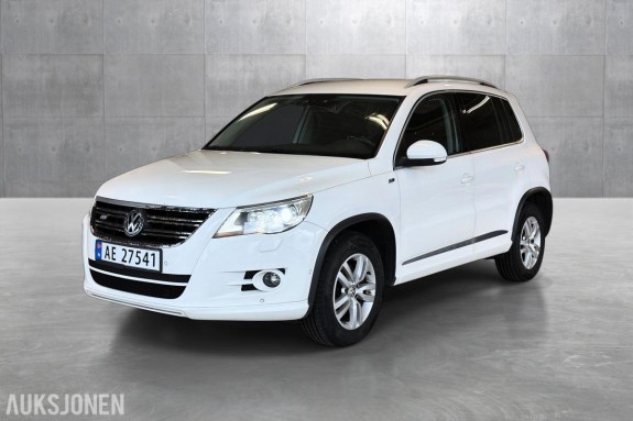 2011 VOLKSWAGEN Tiguan 2.0 D 140 HK 4MOTION AUT R-LINE HENGERFESTE VARMER CRUISE SKINN