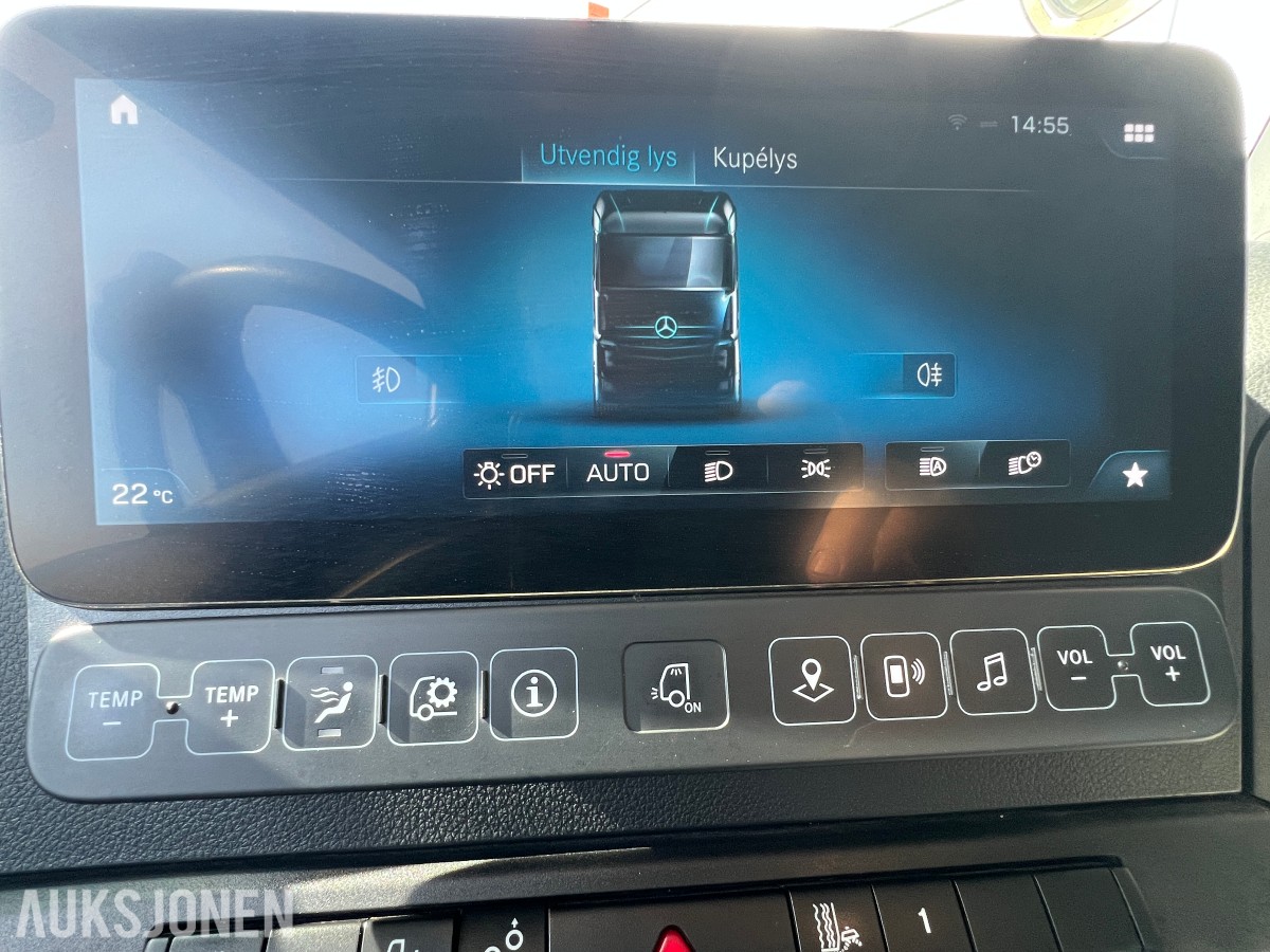 2021 Mercedes-Benz Actros 2635 6x2 vekselflakbil med Zepro bakløfter