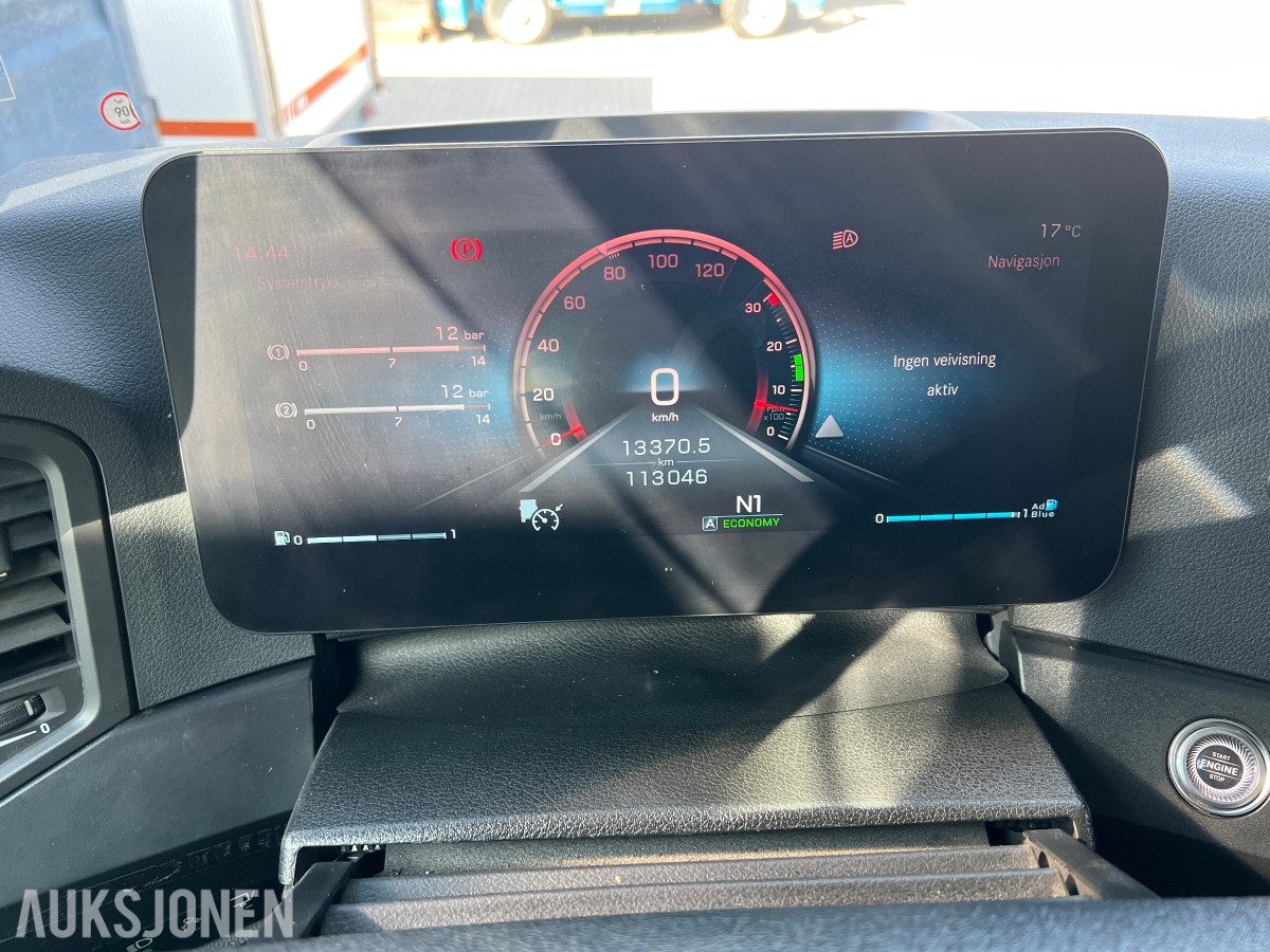 2021 Mercedes-Benz Actros 2635 6x2 vekselflakbil med Zepro bakløfter