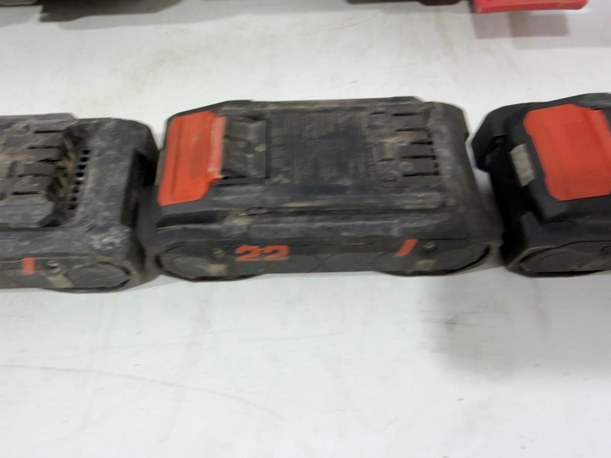 Hilti og Würth batteriverktøy – borhammer, stikksag, drill, vinkelsliper, fugepistol