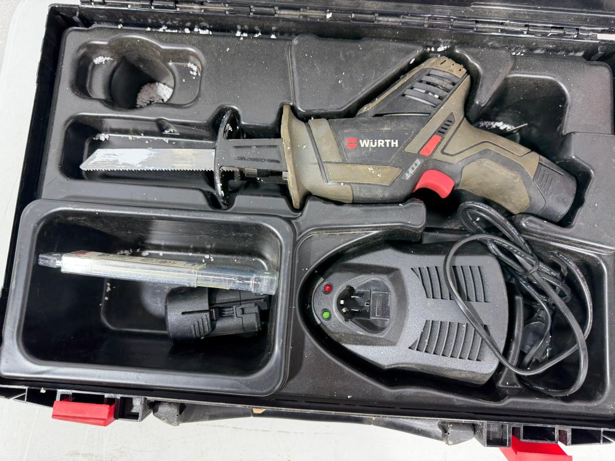 Hilti og Würth batteriverktøy – borhammer, stikksag, drill, vinkelsliper, fugepistol