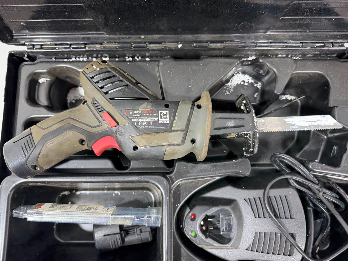 Hilti og Würth batteriverktøy – borhammer, stikksag, drill, vinkelsliper, fugepistol