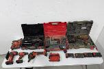 Hilti og Würth batteriverktøy – borhammer, stikksag, drill, vinkelsliper, fugepistol