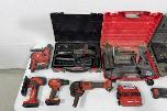 Hilti og Würth batteriverktøy – borhammer, stikksag, drill, vinkelsliper, fugepistol