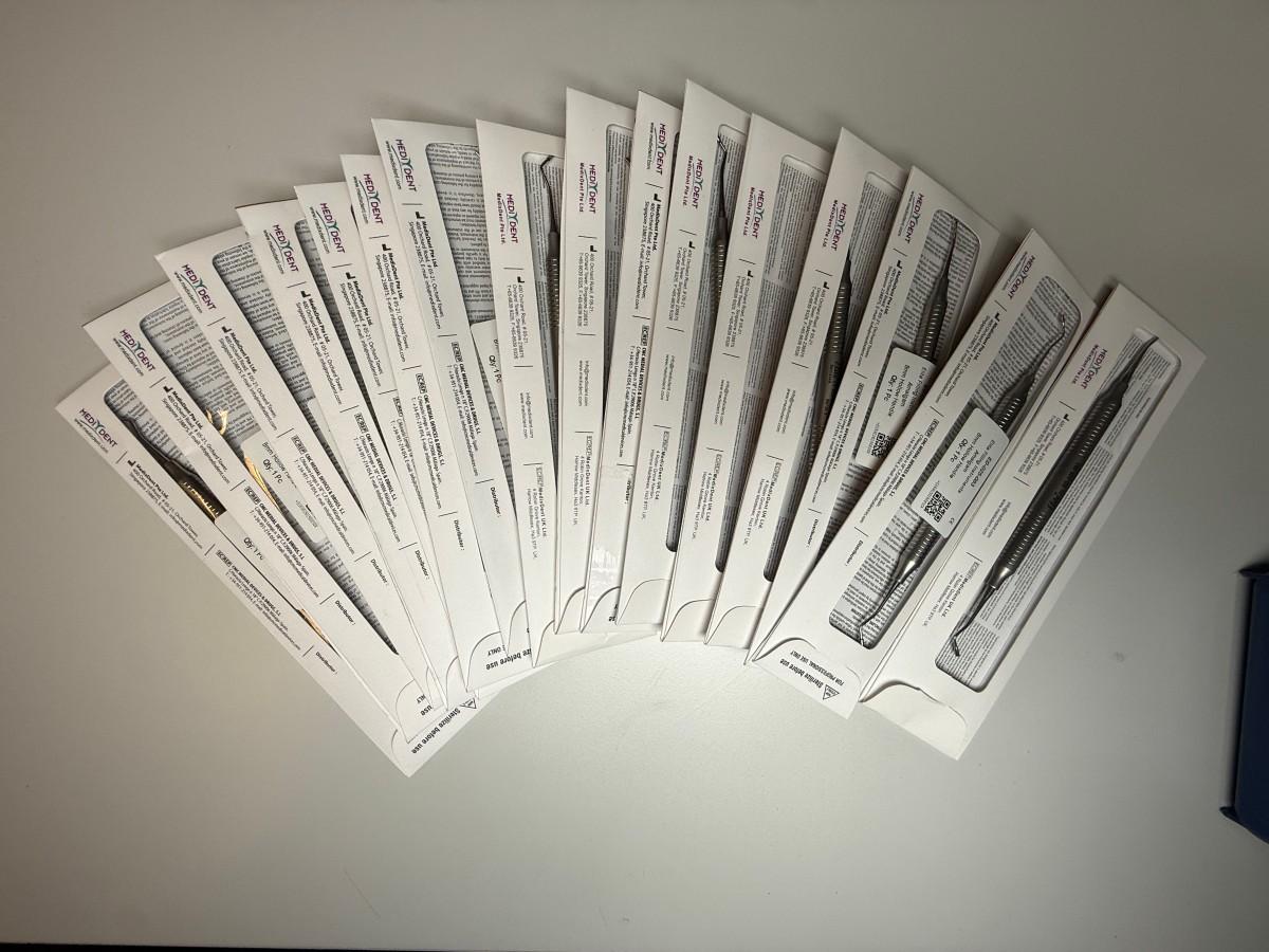 16 stk MedixDent Elite ED-025-083 dentalinstrumenter