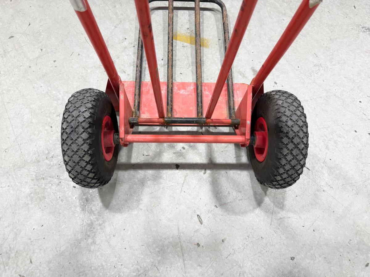 Plattformvogn med 4 hjul og Jonex Sprinter sekketralle