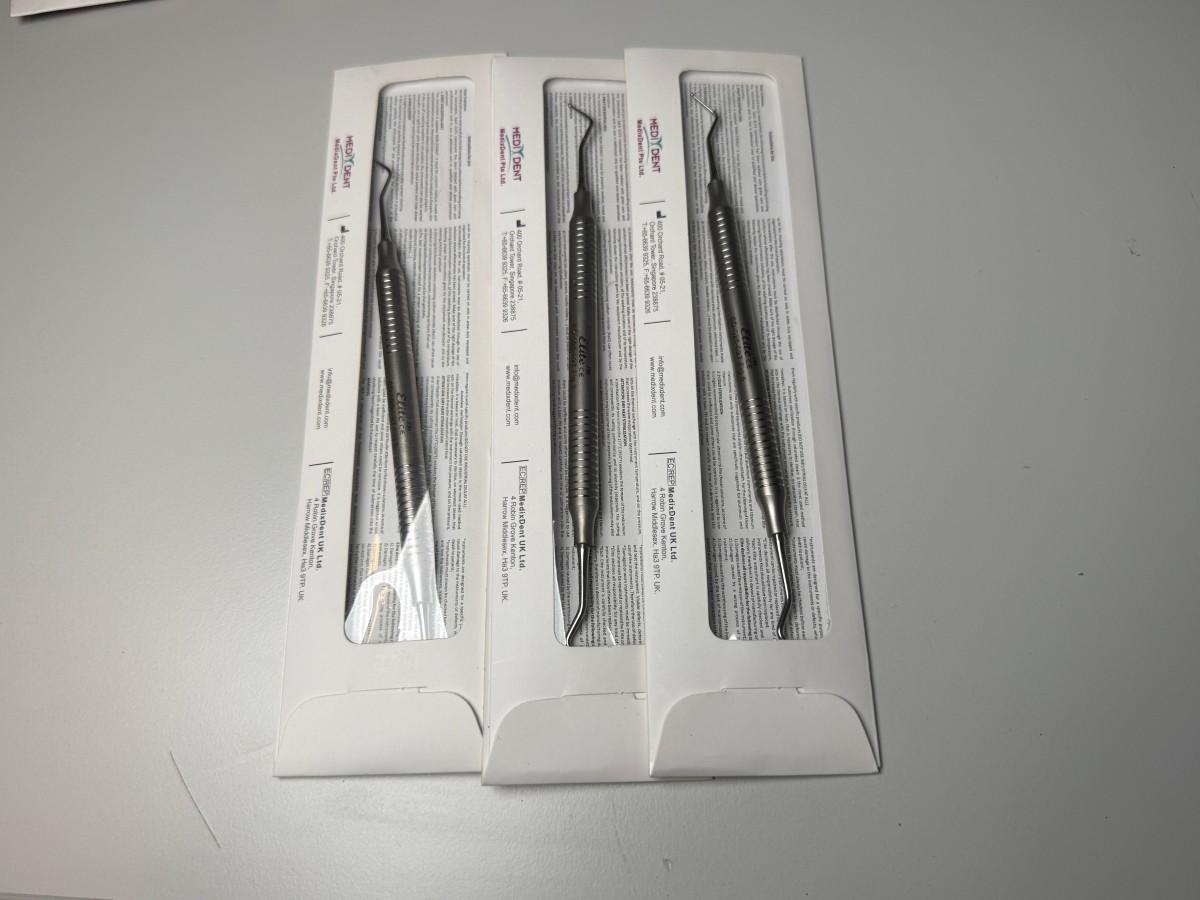16 stk dentale håndinstrumenter - Medixdent Elite og Medentra