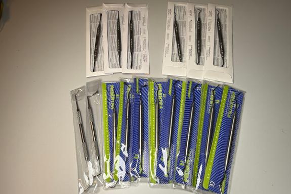 16 stk dentale håndinstrumenter - Medixdent Elite og Medentra