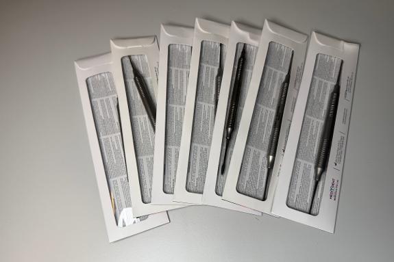 7 stk MedixDent Elite ED-025-224B Buser #2 periosteale elevatorer