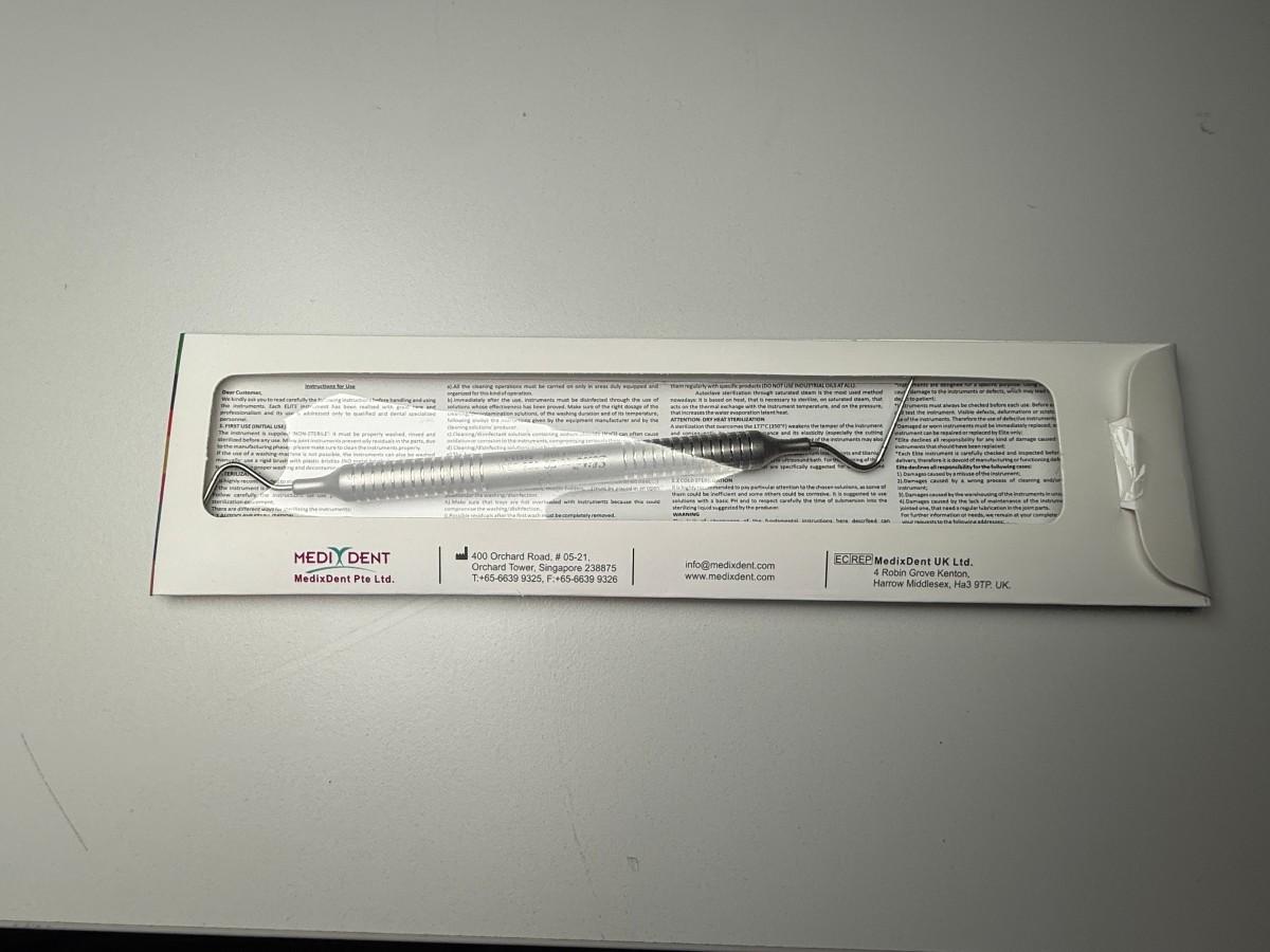 9 stk MedixDent Elite endodontiske og periodontale instrumenter