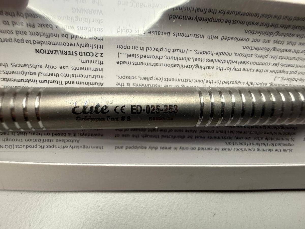 9 stk MedixDent Elite endodontiske og periodontale instrumenter
