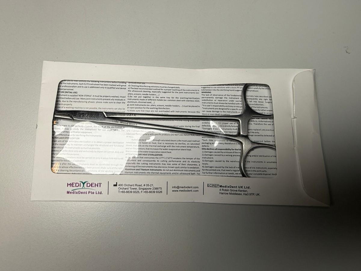 15 stk MedixDent Elite nåleholdere – Mayo-Hegar og Crile-Wood