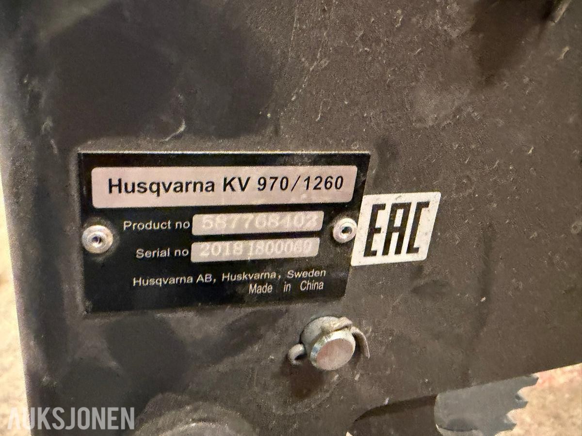 Husqvarna KV 970/1260 kappevogn