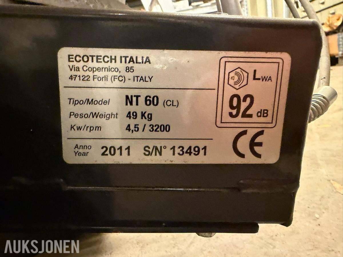2011 Ecotech Italia NT 60 kabelleggingsmaskin