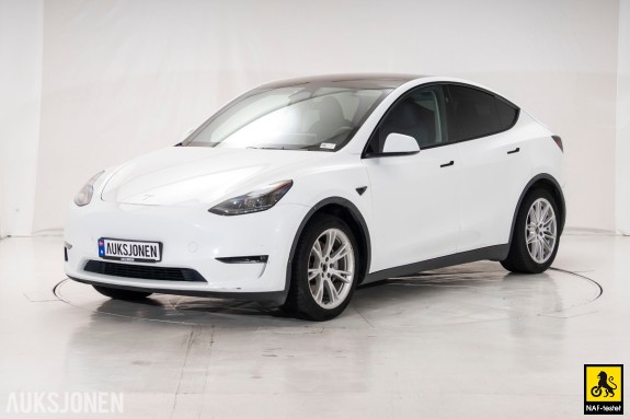 2024 Tesla Model Y LR AWD 7-SETER ACC AUTOPILOT PREMIUM LYD HENGERFESTE PANO LED