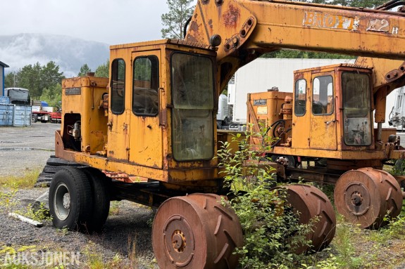 1971 Brøyt X2B gravemaskin – 4-hjuls – Skuffe – Prosjekt/restaureringsobjekt