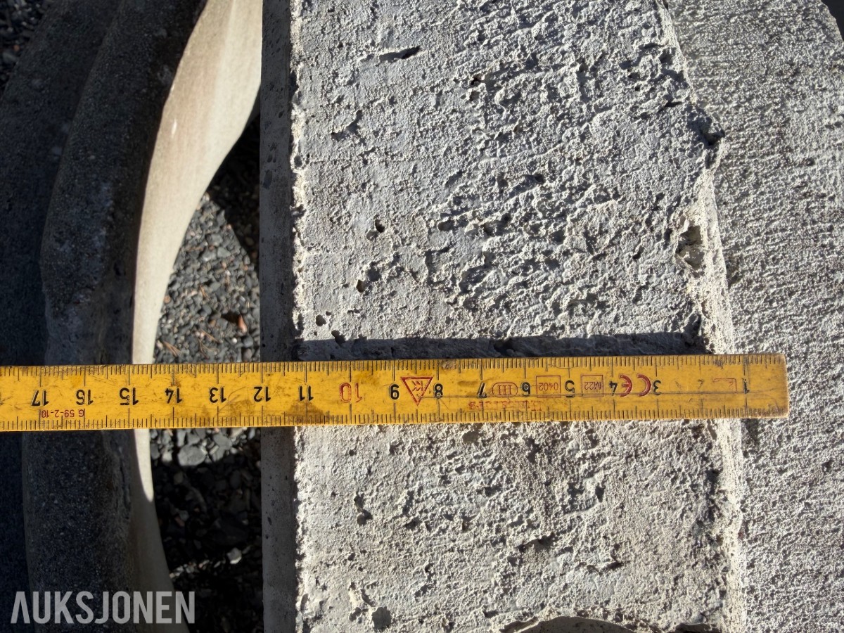 Betongkummer Ø160/80 cm med tilhørende justeringsringer