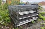 Galvaniserte ståltrapper / industritrapper – 4,60x2,03 m – 14 trinn