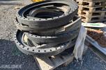 9 stk justeringsringer Ø75 cm + 1 stk betongkumring Ø65 cm