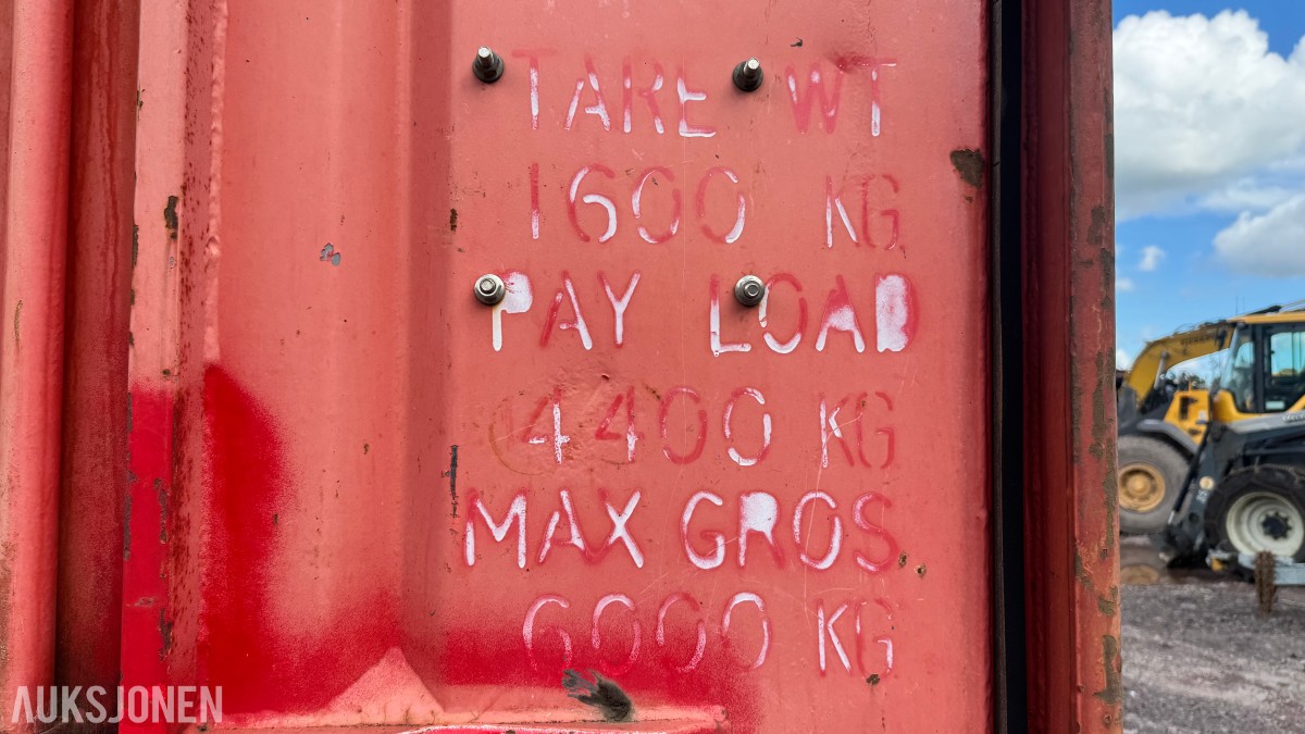 Offshorecontainer / verkstedcontainer med innredning