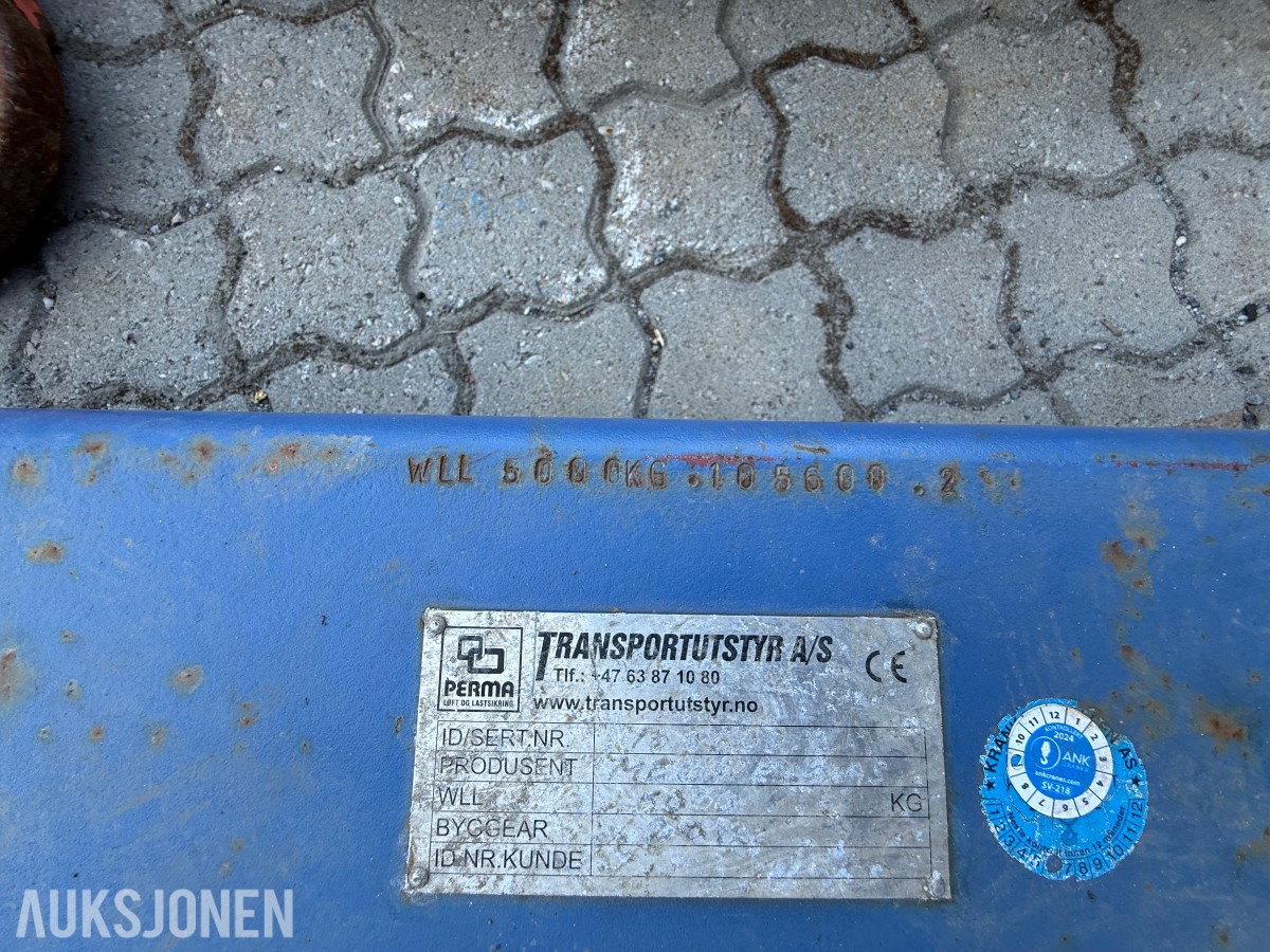 Løfteåk /travers m/utstyr