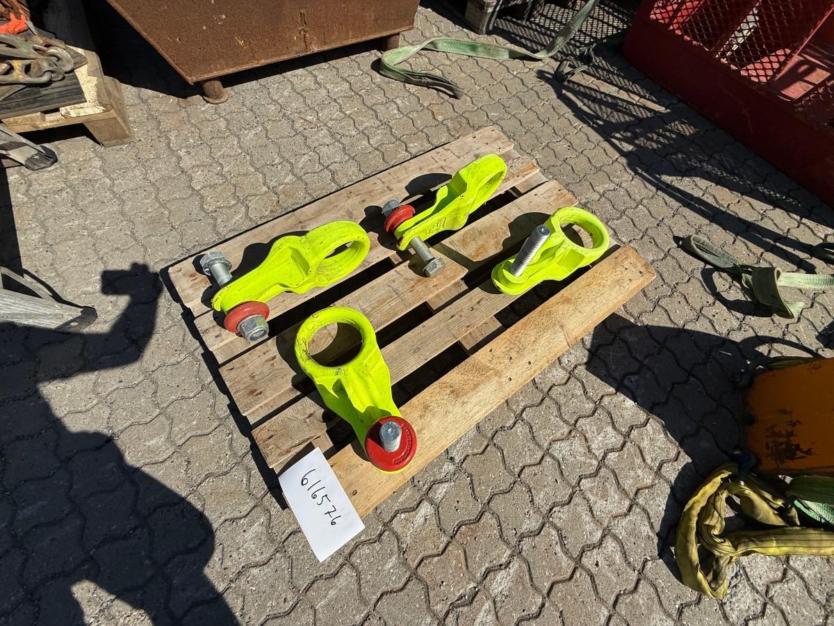 4 stk. Mira Level T2.9 løfteklyper/løftefester for betongelementer