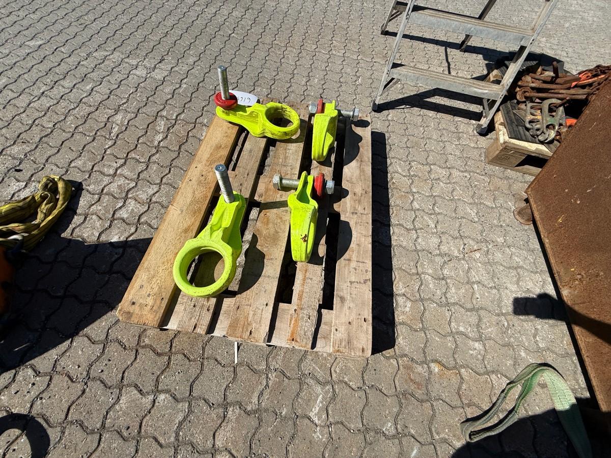 4 stk. Mira Level T2.9 løfteklyper/løftefester for betongelementer