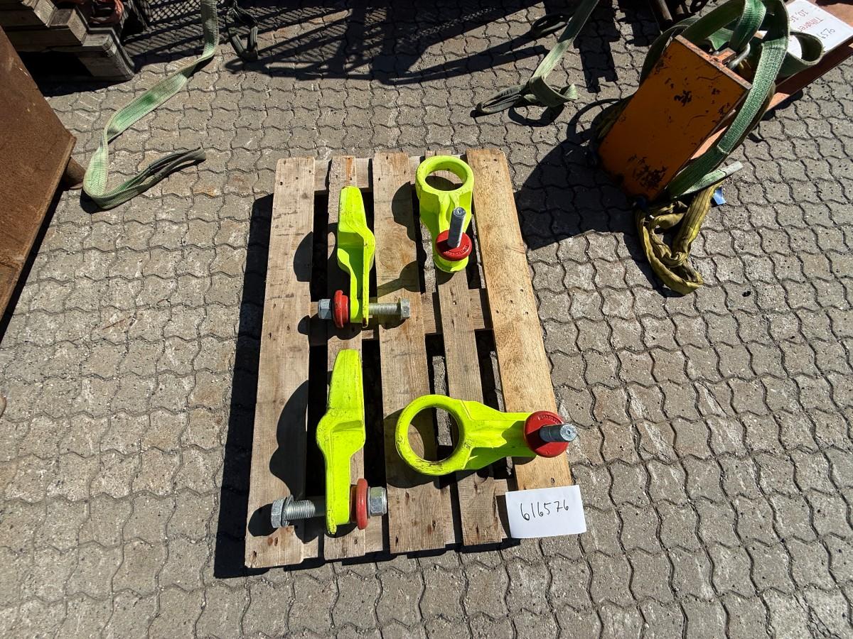 4 stk. Mira Level T2.9 løfteklyper/løftefester for betongelementer
