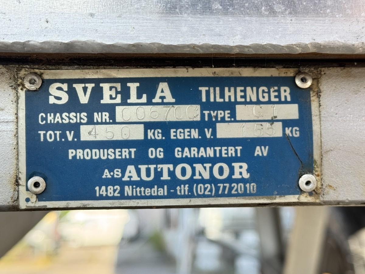 ATV-henger - Svela 1979 (Autonor, Nittedal) ombygd til ATV-henger