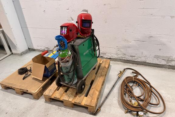 Migatronic Automig 273 MIG/MAG sveiseapparat med sveiseutstyr