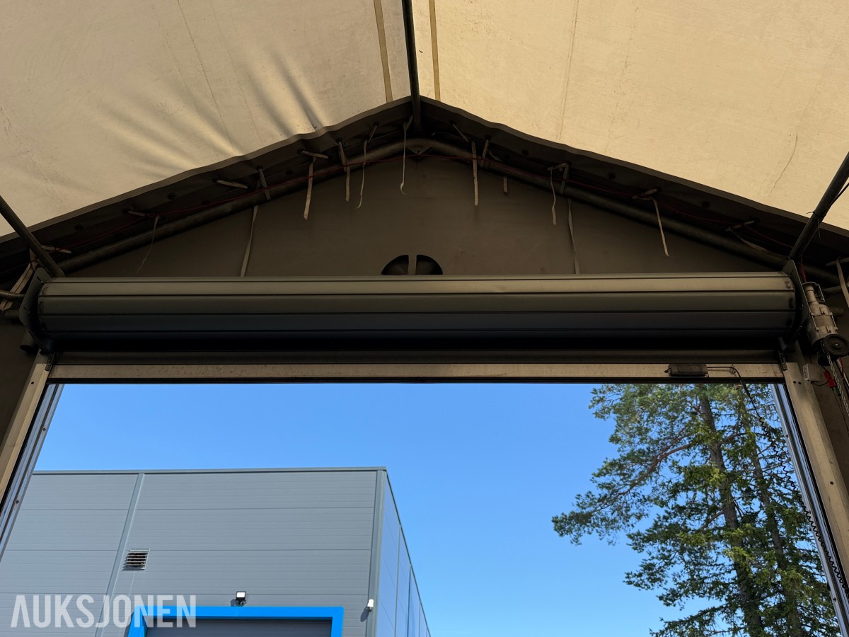 2014 RHA-Hall ventilert telt med elektrisk port / 10x21x3,35