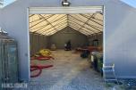 2014 RHA-Hall ventilert telt med elektrisk port / 10x21x3,35